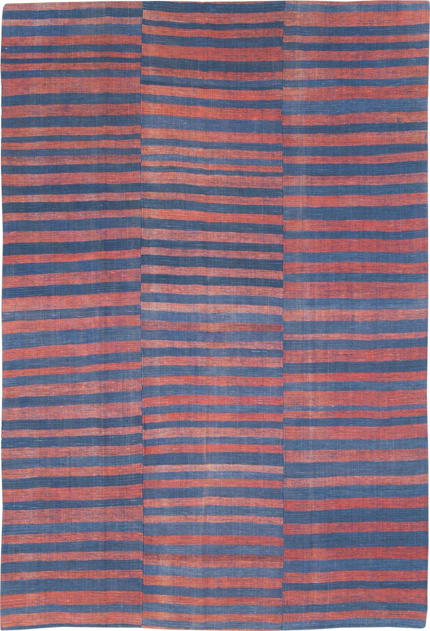 Vintage Turkish Flatweave Kilim Accent Carpet, No.27184 - Galerie Shabab