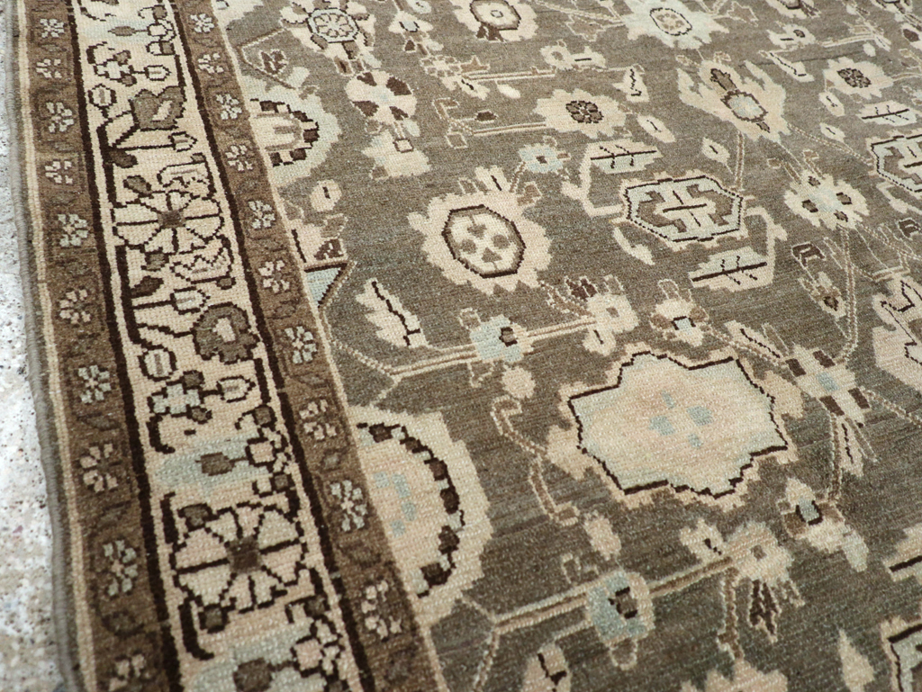 Vintage Persian Malayer Accent Rug, No.27189 - Galerie Shabab
