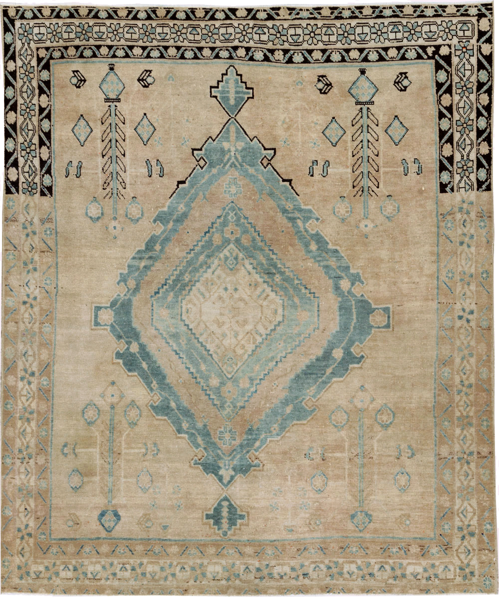 Vintage Persian Afshar Accent Rug, No.27192 - Galerie Shabab