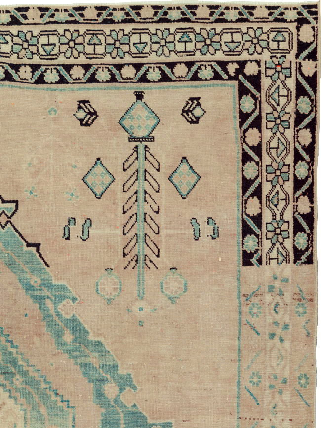 Vintage Persian Afshar Accent Rug, No.27192 - Galerie Shabab