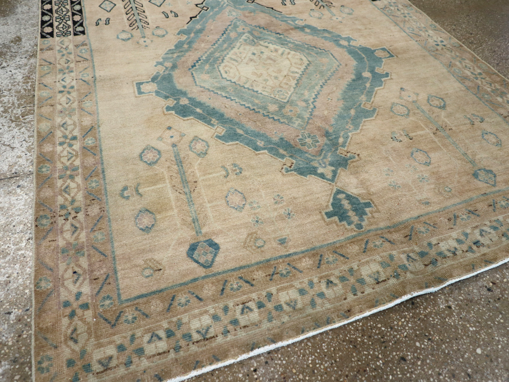 Vintage Persian Afshar Accent Rug, No.27192 - Galerie Shabab