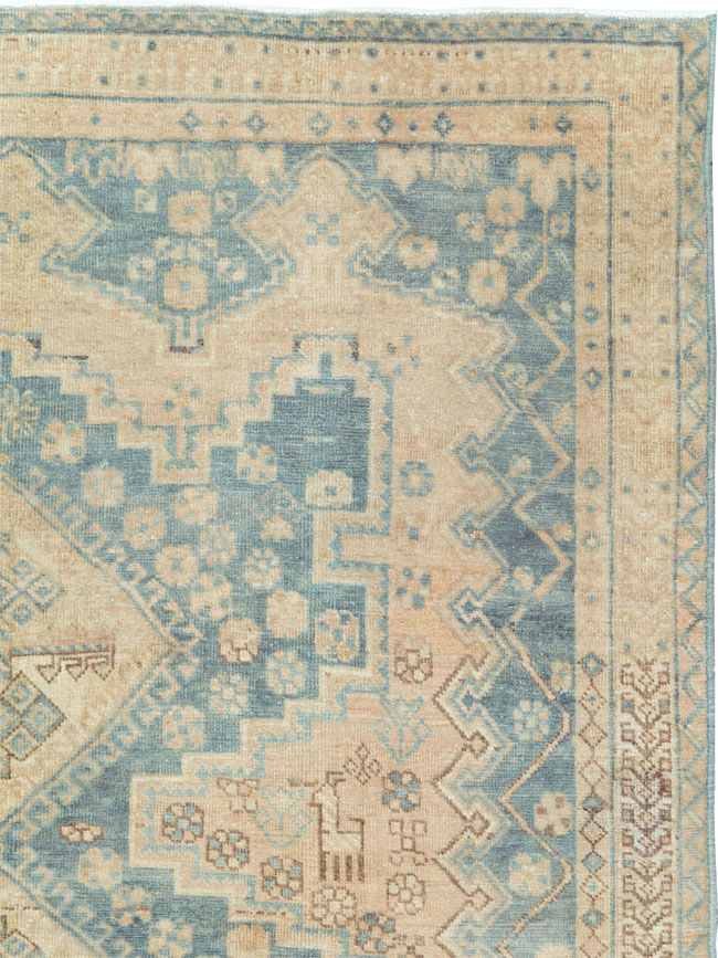Vintage Persian Afshar Accent Rug, No.27194 - Galerie Shabab