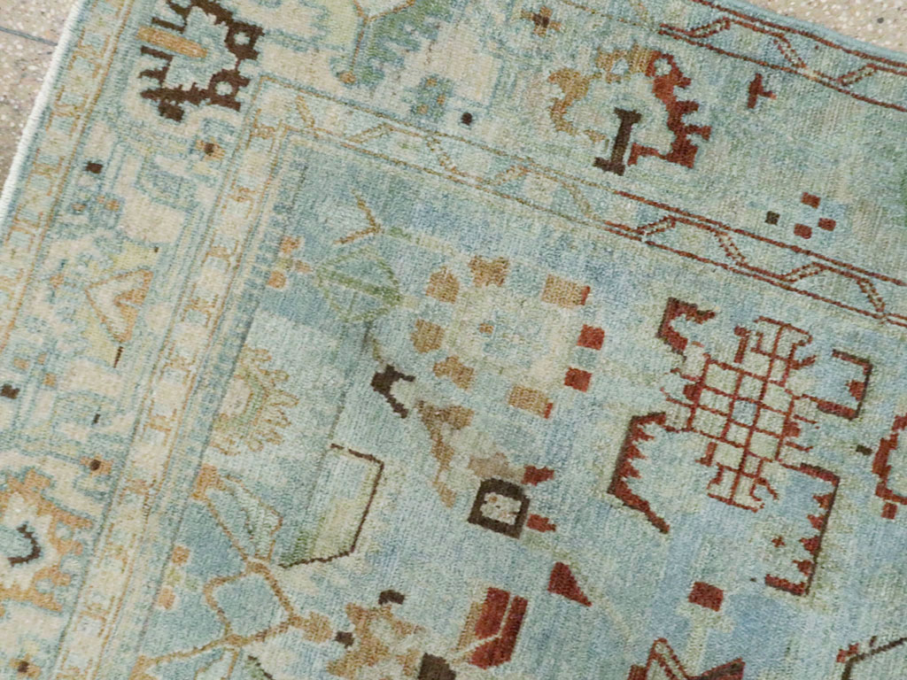 Vintage Persian Malayer Accent Rug, No.27201 - Galerie Shabab