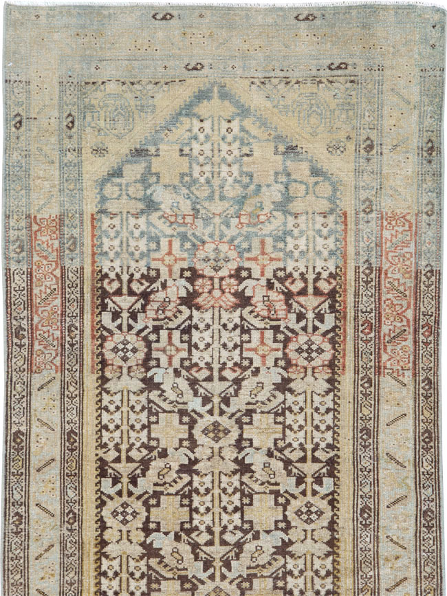 Antique Persian Malayer Long Runner, No.27202 - Galerie Shabab