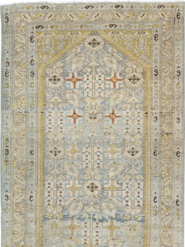 Antique Persian Malayer Long Runner, No.27202 - Galerie Shabab