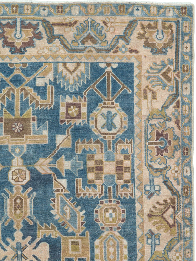 Vintage Persian Malayer Accent Rug, No.27208 - Galerie Shabab