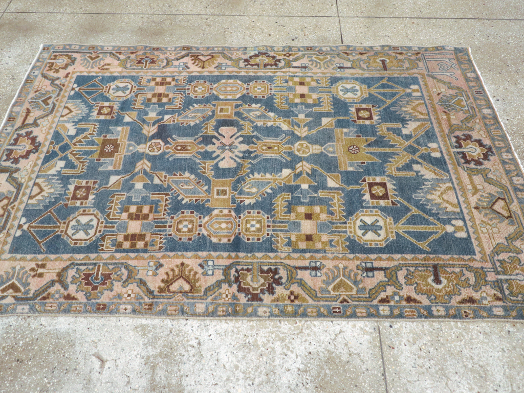 Vintage Persian Malayer Accent Rug, No.27208 - Galerie Shabab