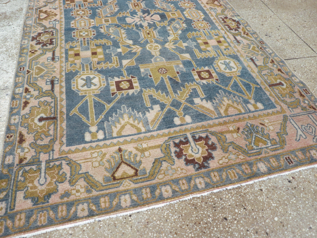 Vintage Persian Malayer Accent Rug, No.27208 - Galerie Shabab