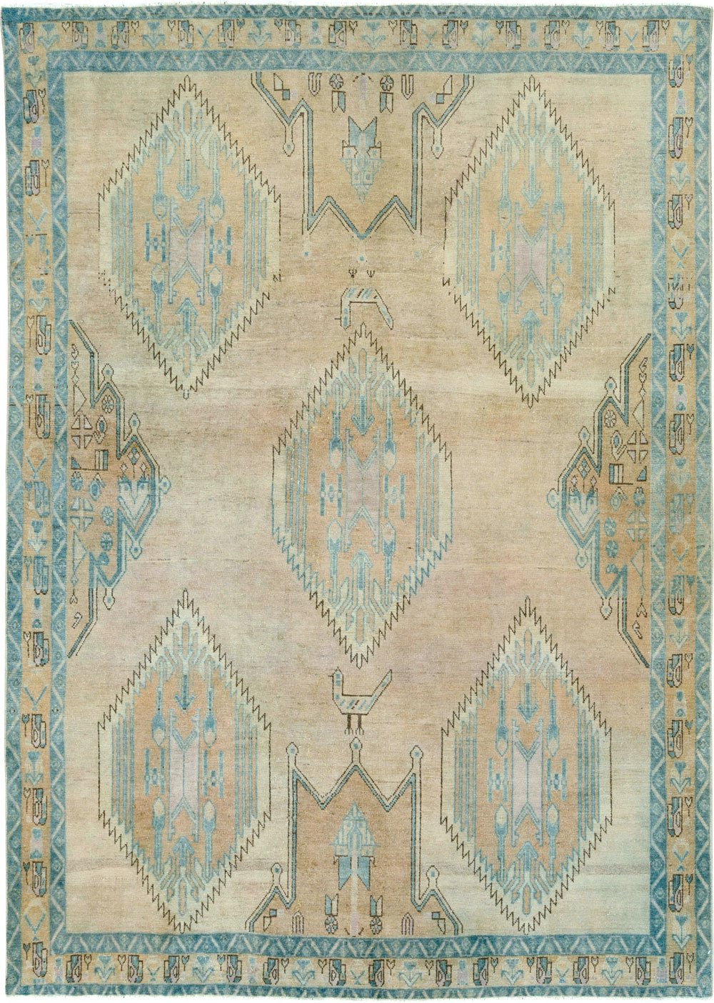 Vintage Persian Afshar Rug, No.27210 - Galerie Shabab