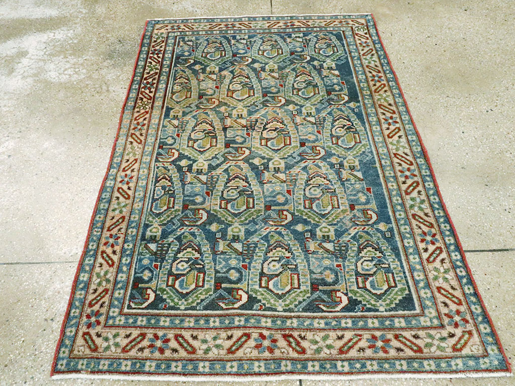 Vintage Persian Malayer Rug, No.27211 - Galerie Shabab