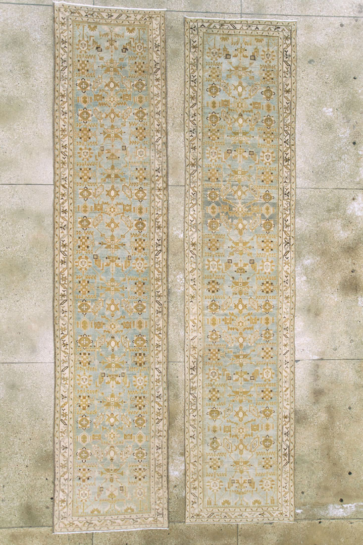 Vintage Persian Malayer Runner (Pair: 2 of 2), No.27213 - Galerie Shabab