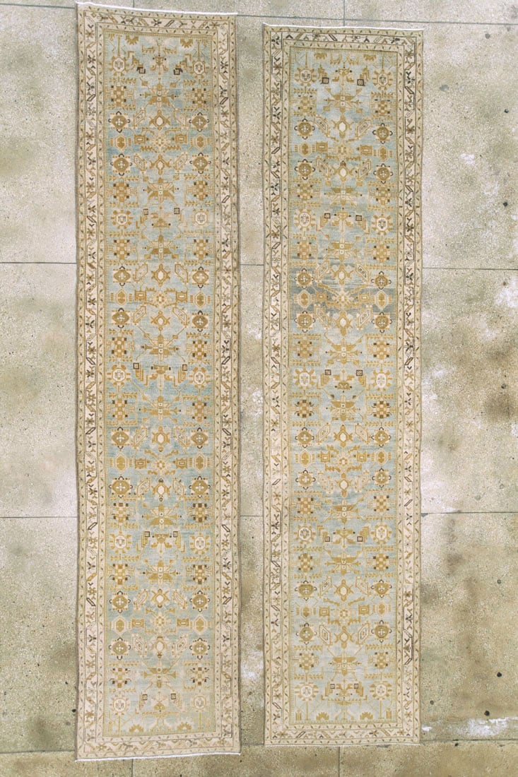 Vintage Persian Malayer Runner (Pair: 2 of 2), No.27213 - Galerie Shabab