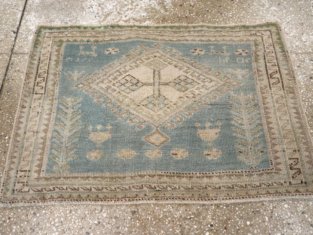 Antique Persian Tabriz Rug (Pair: 1 of 2), No.27215 - Galerie Shabab