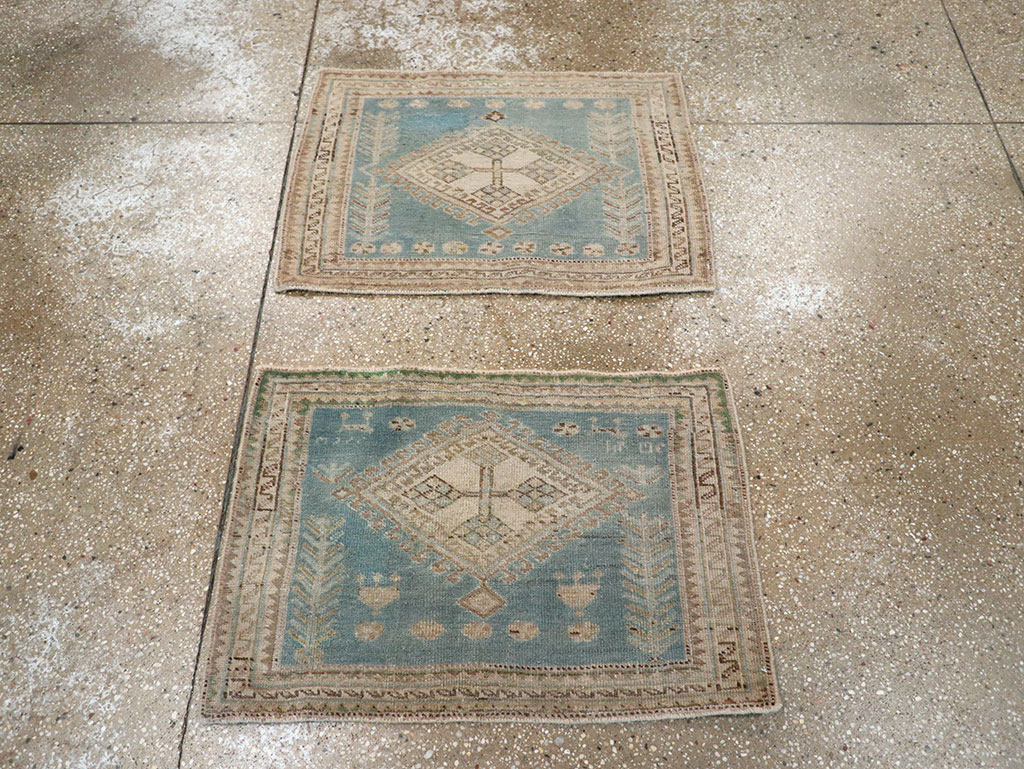 Antique Persian Tabriz Rug (Pair: 1 of 2), No.27215 - Galerie Shabab