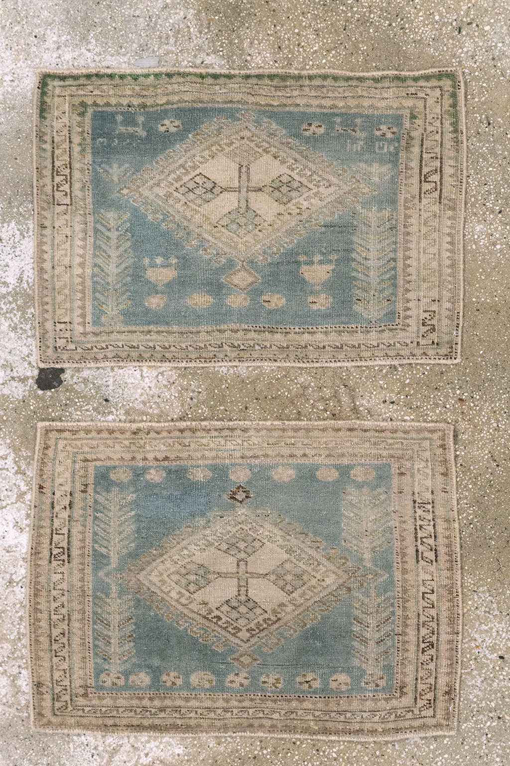 Antique Persian Tabriz Rug (Pair: 1 of 2), No.27215 - Galerie Shabab