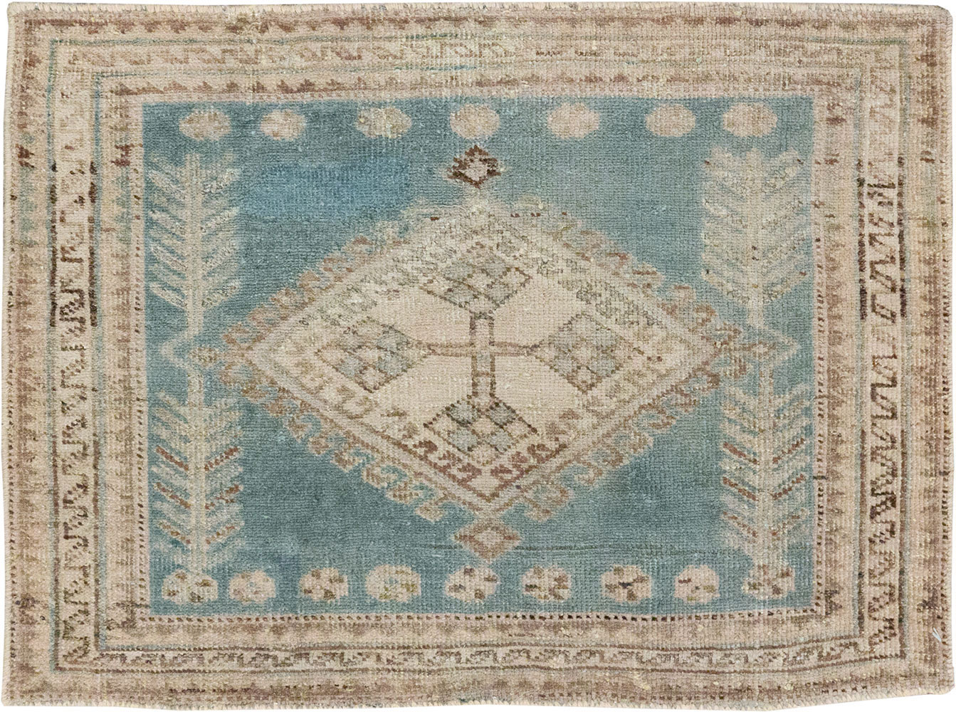 Antique Persian Tabriz Rug (Pair: 2 of 2), No.27216 - Galerie Shabab