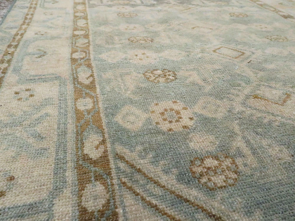 Vintage Persian Malayer Throw Rug, No.27221 - Galerie Shabab