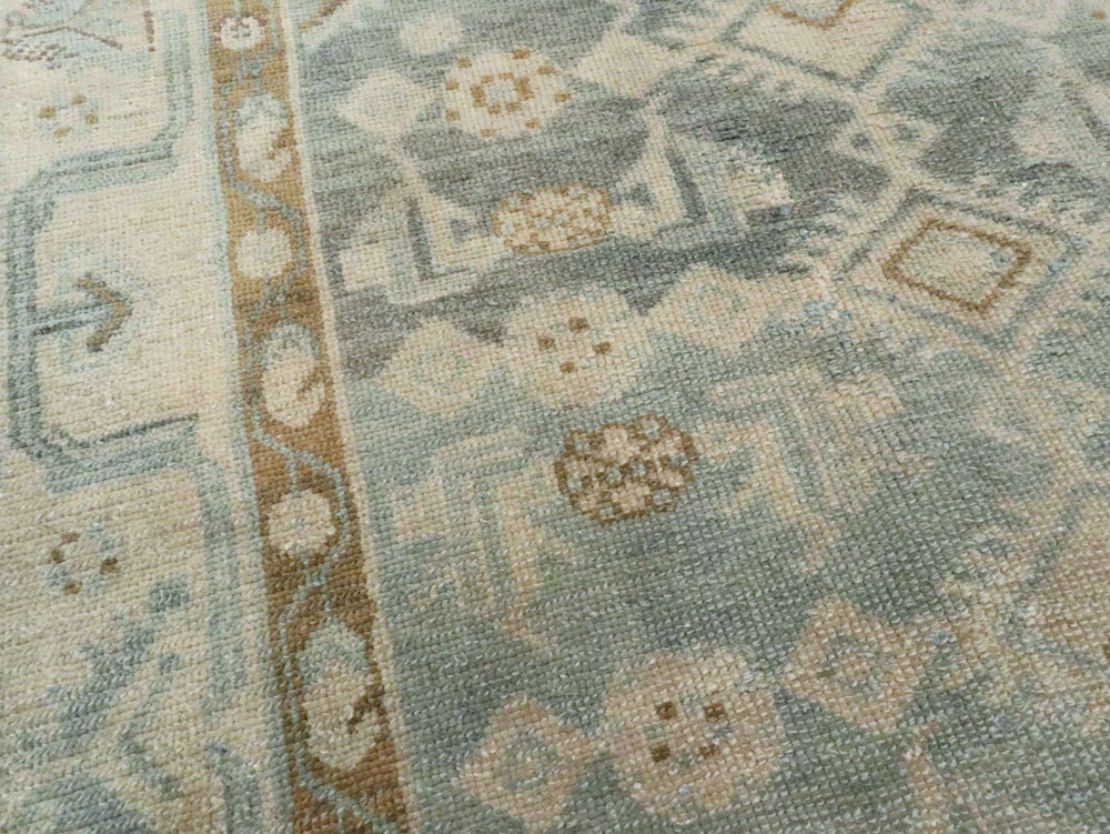 Vintage Persian Malayer Throw Rug, No.27221 - Galerie Shabab