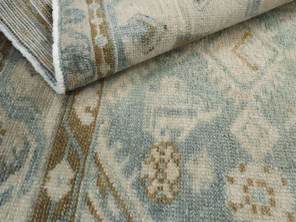 Vintage Persian Malayer Throw Rug, No.27221 - Galerie Shabab