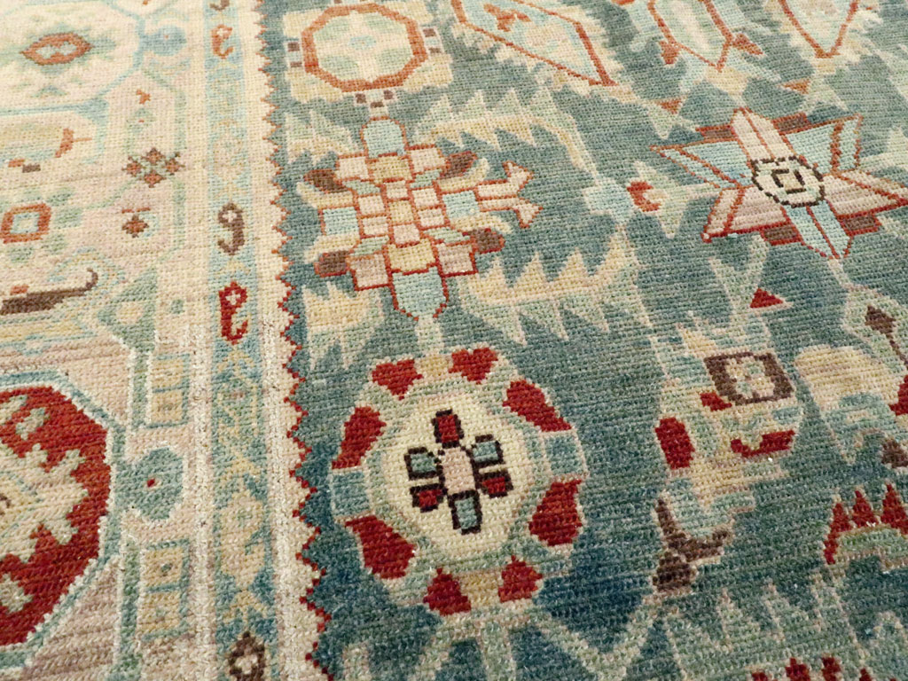 Vintage Persian Malayer Accent Rug, No.27222 - Galerie Shabab