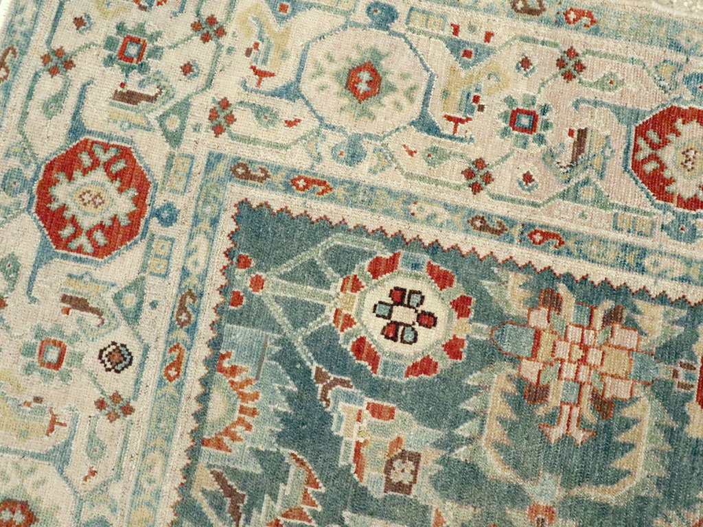 Vintage Persian Malayer Accent Rug, No.27222 - Galerie Shabab