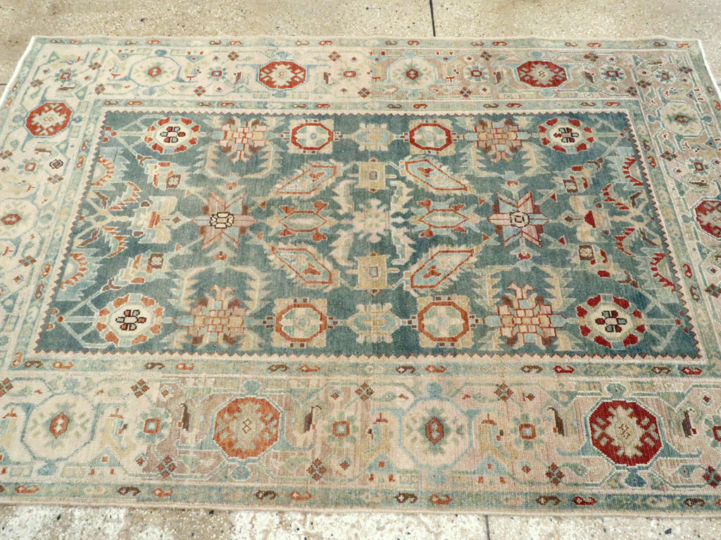 Vintage Persian Malayer Accent Rug, No.27222 - Galerie Shabab