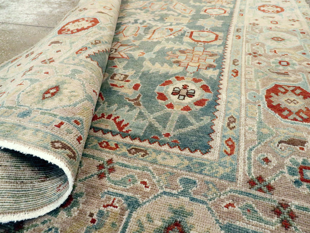 Vintage Persian Malayer Accent Rug, No.27222 - Galerie Shabab