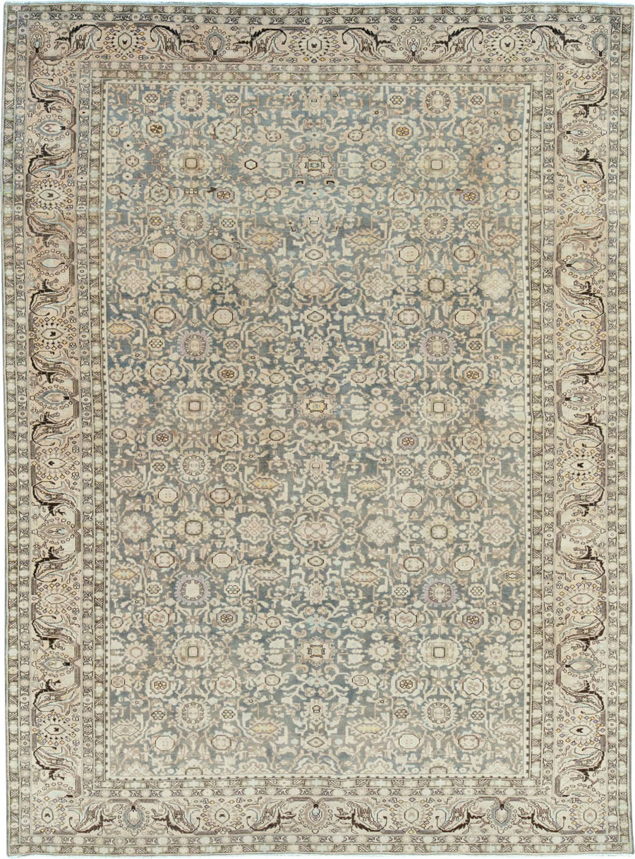 Vintage Persian Malayer Room Size Carpet, No.27234 - Galerie Shabab