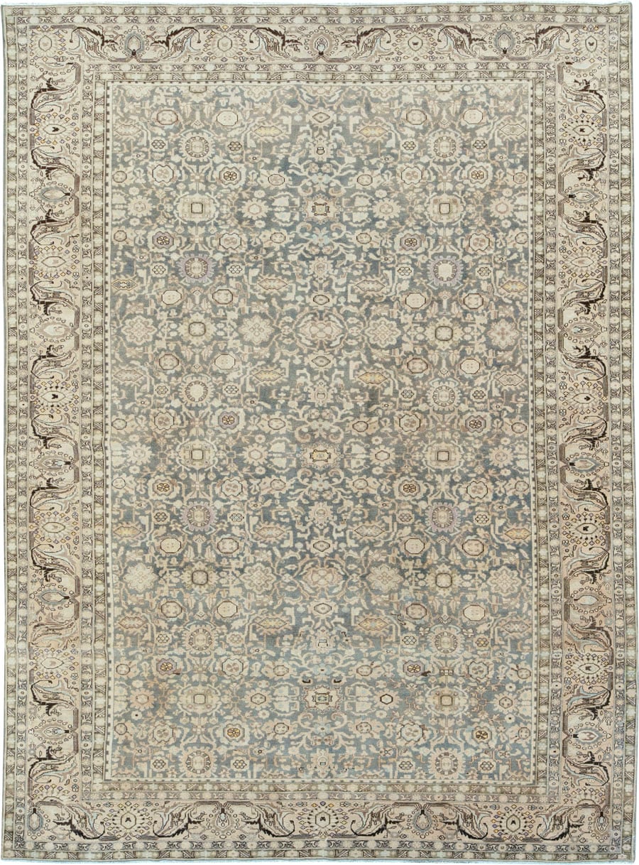 Vintage Persian Malayer Room Size Carpet, No.27234 - Galerie Shabab