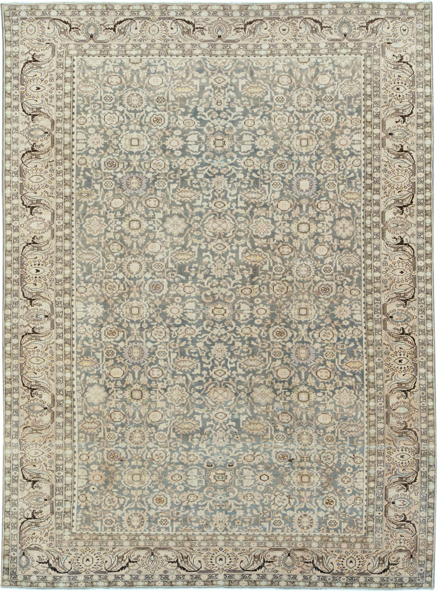 Vintage Persian Malayer Room Size Carpet, No.27234 - Galerie Shabab