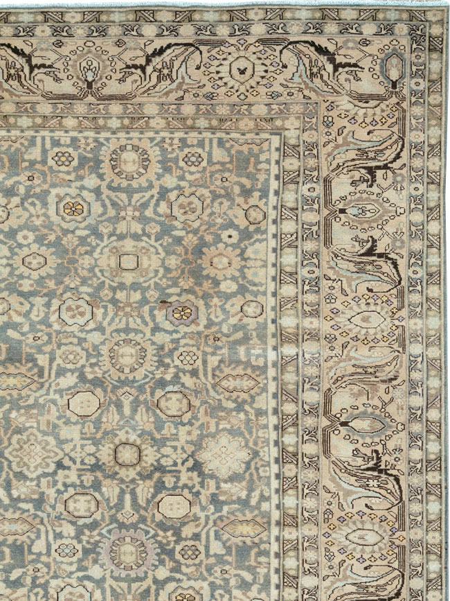 Vintage Persian Malayer Room Size Carpet, No.27234 - Galerie Shabab