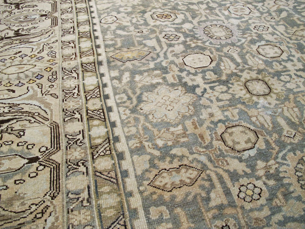 Vintage Persian Malayer Room Size Carpet, No.27234 - Galerie Shabab