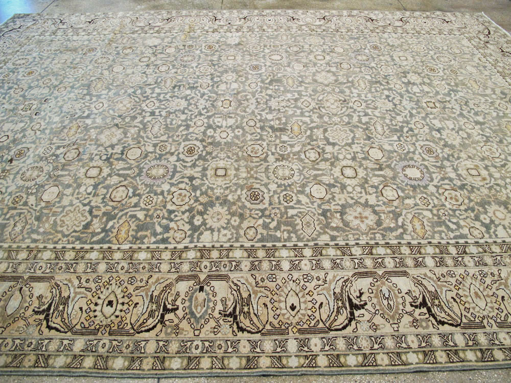 Vintage Persian Malayer Room Size Carpet, No.27234 - Galerie Shabab