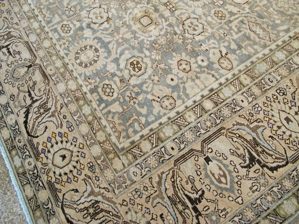 Vintage Persian Malayer Room Size Carpet, No.27234 - Galerie Shabab