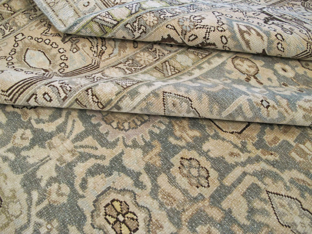 Vintage Persian Malayer Room Size Carpet, No.27234 - Galerie Shabab