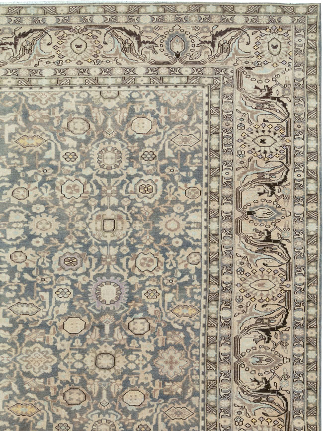 Vintage Persian Malayer Room Size Carpet, No.27234 - Galerie Shabab