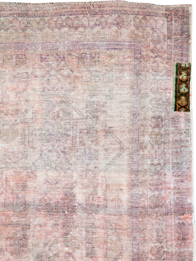 Vintage Persian Afshar Distressed Rug, No.27237 - Galerie Shabab