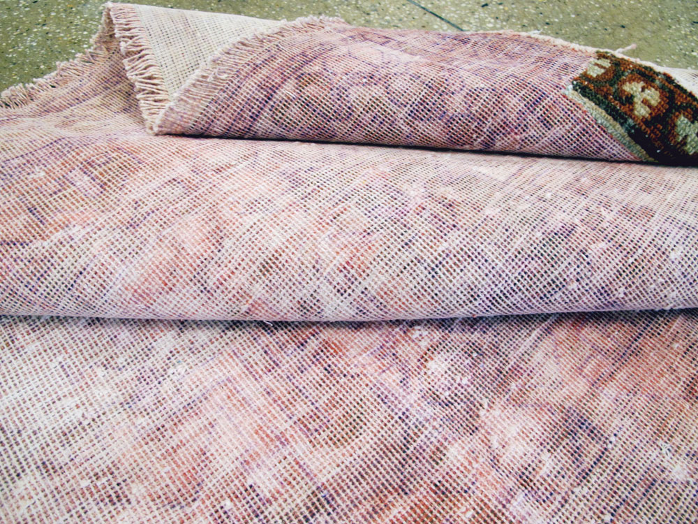 Vintage Persian Afshar Distressed Rug, No.27237 - Galerie Shabab