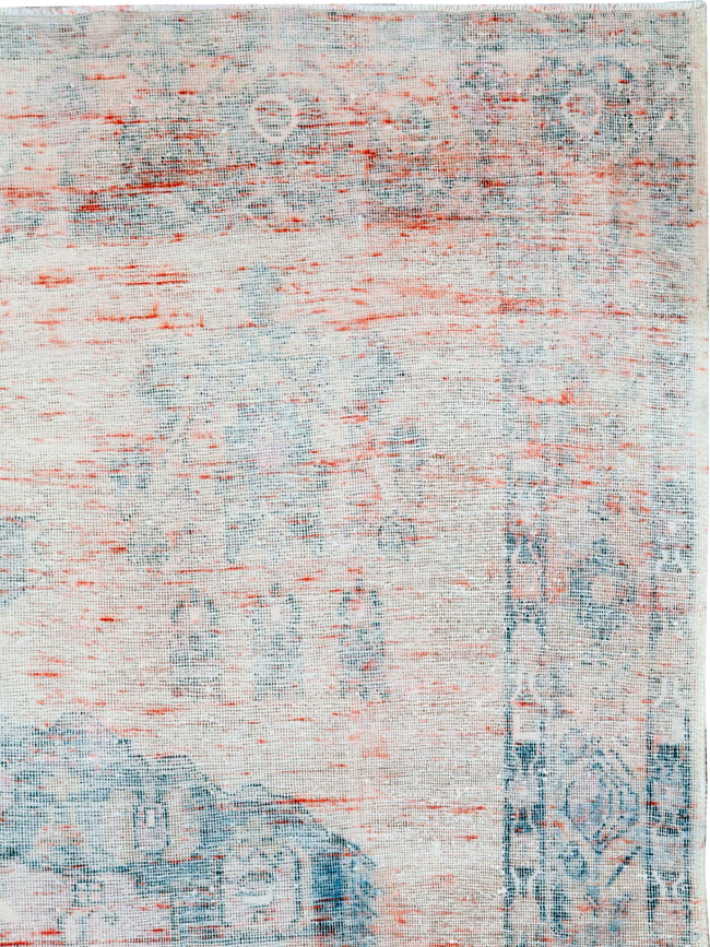 Vintage Persian Afshar Distressed Rug, No.27243 - Galerie Shabab