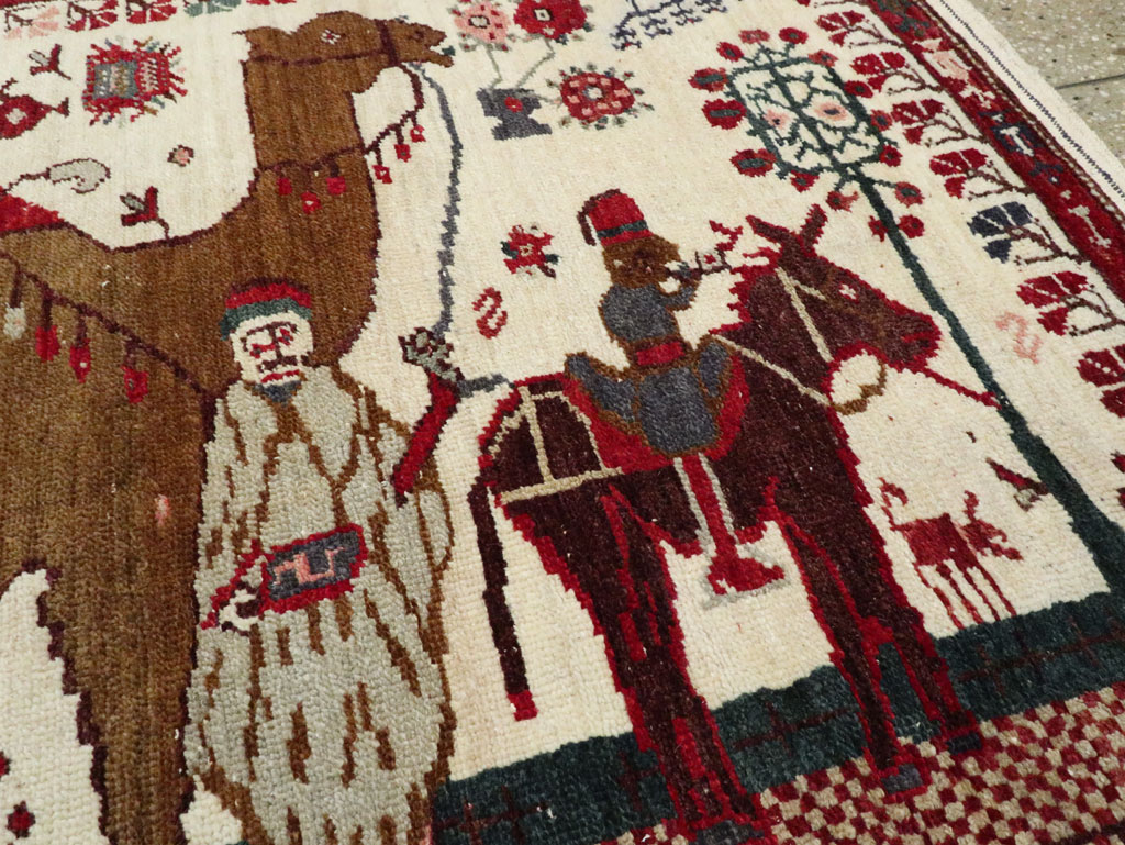 Vintage Anatolian Pictorial Rug, No.27250 - Galerie Shabab