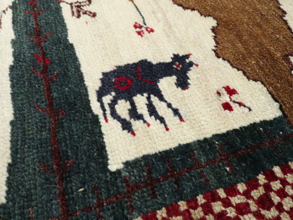 Vintage Anatolian Pictorial Rug, No.27250 - Galerie Shabab