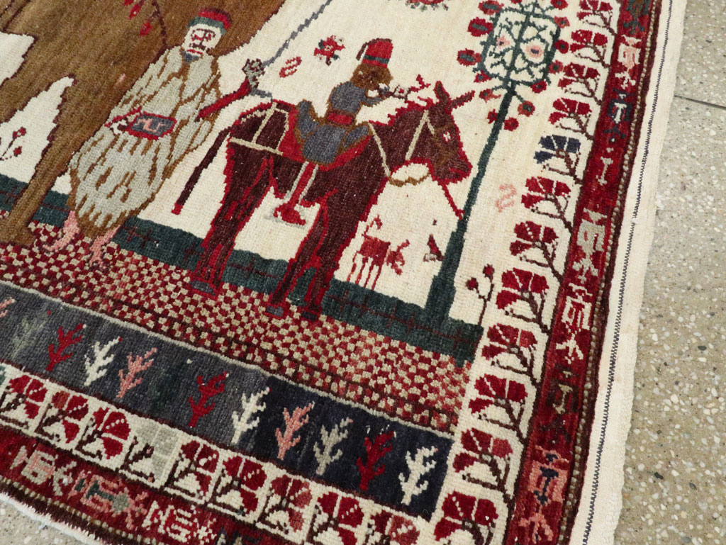 Vintage Anatolian Pictorial Rug, No.27250 - Galerie Shabab