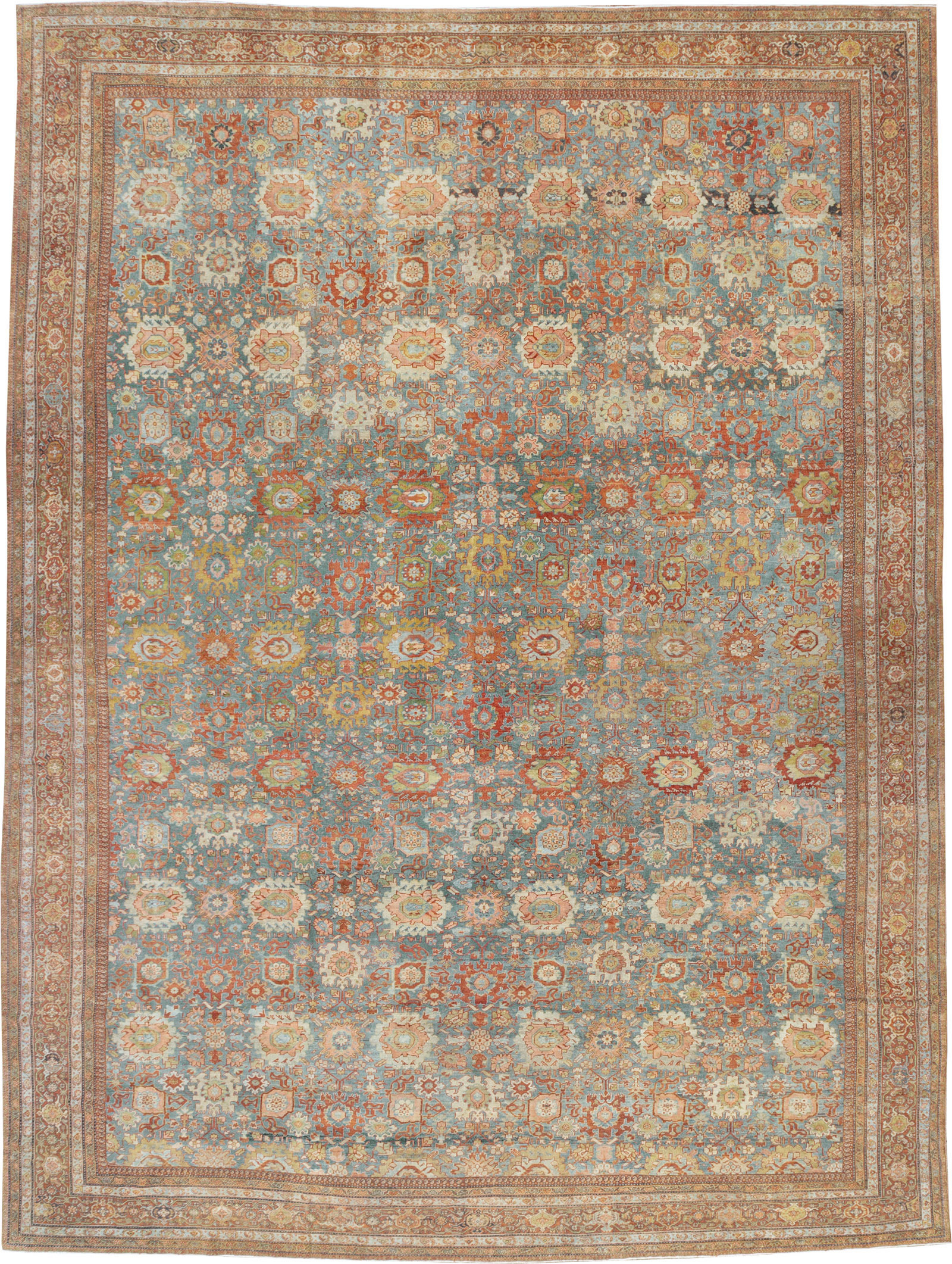Antique Persian Mahal Oversize Carpet, No.27253 - Galerie Shabab