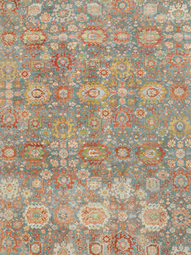 Antique Persian Mahal Oversize Carpet, No.27253 - Galerie Shabab