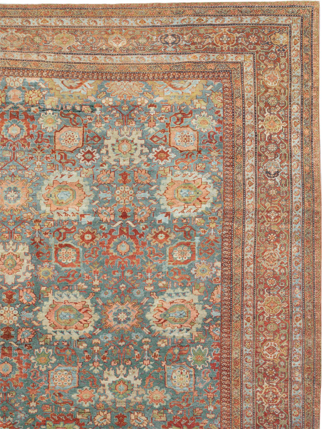 Antique Persian Mahal Oversize Carpet, No.27253 - Galerie Shabab