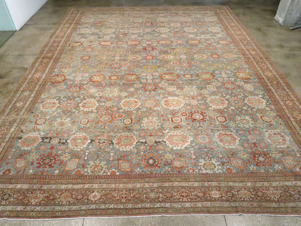 Antique Persian Mahal Oversize Carpet, No.27253 - Galerie Shabab