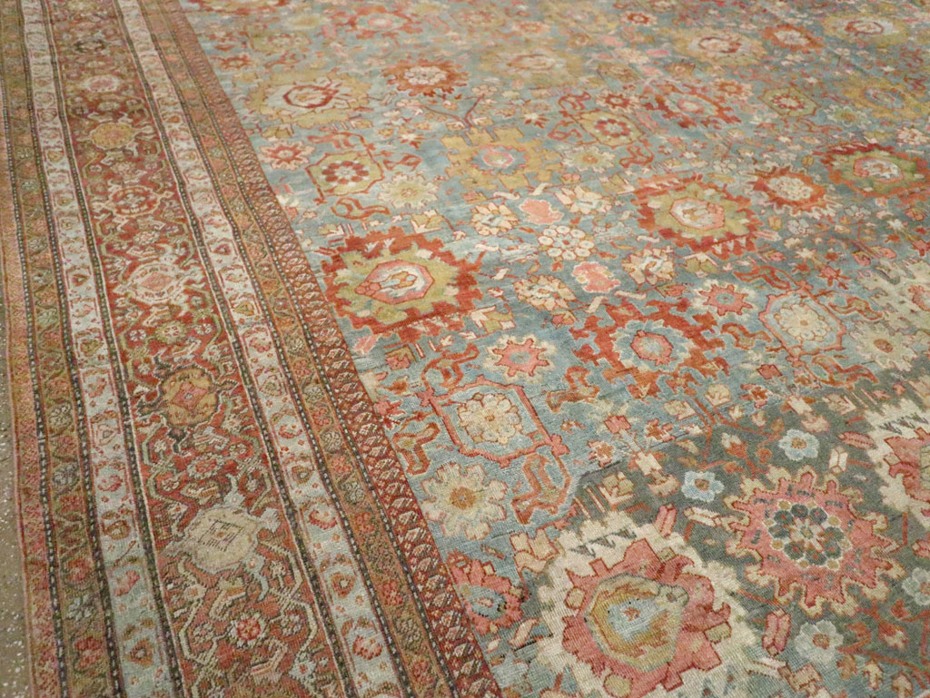 Antique Persian Mahal Oversize Carpet, No.27253 - Galerie Shabab
