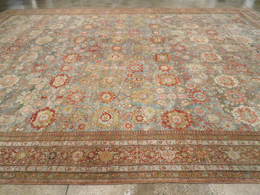 Antique Persian Mahal Oversize Carpet, No.27253 - Galerie Shabab