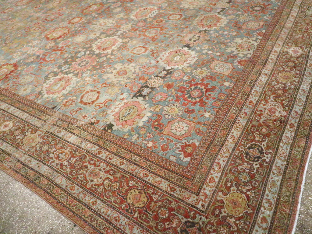 Antique Persian Mahal Oversize Carpet, No.27253 - Galerie Shabab
