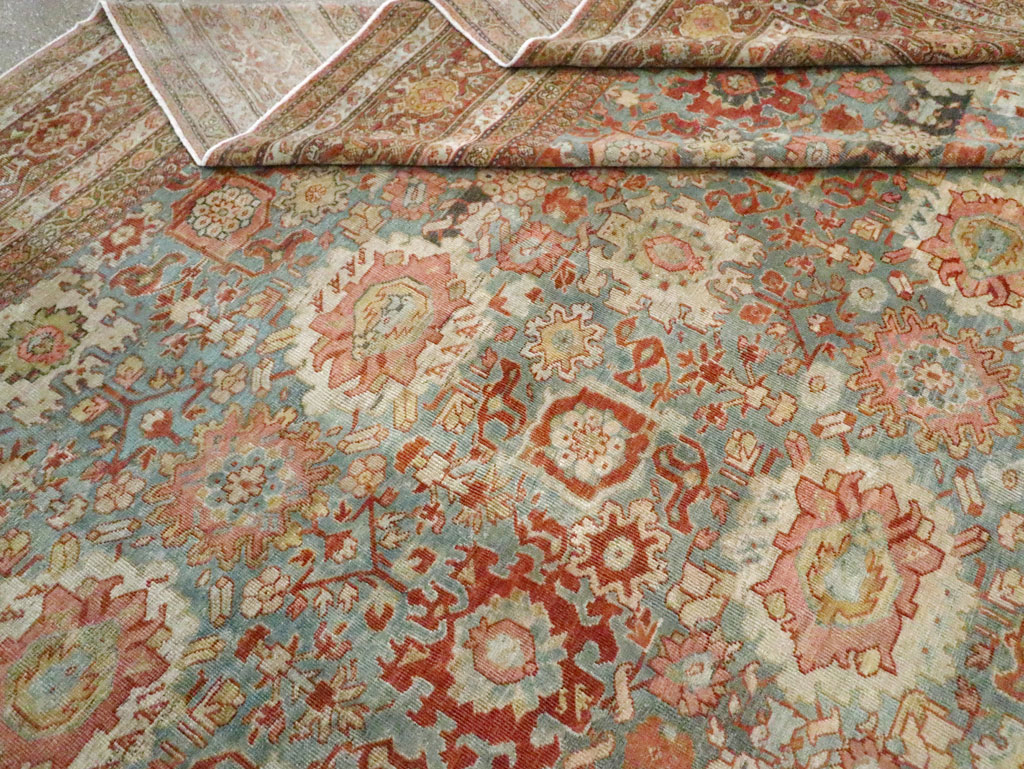 Antique Persian Mahal Oversize Carpet, No.27253 - Galerie Shabab